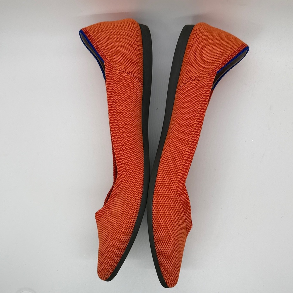Rothy's Vibrant Orange Flats - Picture 5 of 11